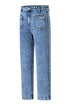 Patch Pocket Straight Leg Loose Fit Jeans